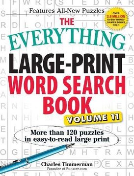 portada The Everything Large-Print Word Search Book, Volume 11: More Than 120 Puzzles in Easy-To-Read Large Print (in English)