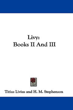 portada livy: books ii and iii (en Inglés)