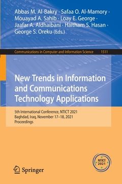 portada New Trends in Information and Communications Technology Applications: 5th International Conference, Ntict 2021, Baghdad, Iraq, November 17-18, 2021, P