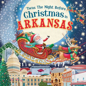portada 'Twas the Night Before Christmas in Arkansas (en Inglés)