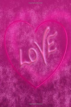 portada Love: Love in Purple Romantic Girl boy Diary Heart (en Inglés)