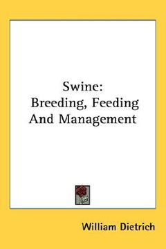 portada swine: breeding, feeding and management