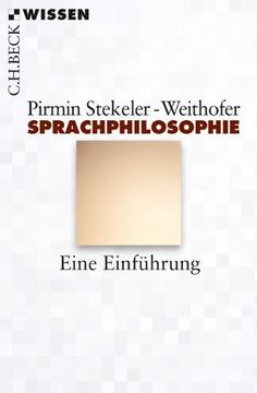 portada Sprachphilosophie: Eine Einführung (en Alemán)