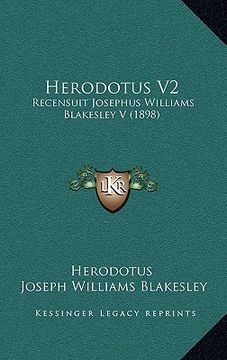 portada herodotus v2: recensuit josephus williams blakesley v (1898) (en Inglés)