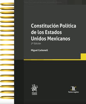 portada Constitución Política de los Estados Unidos Mexicanos / 2 ed. (Anillada)