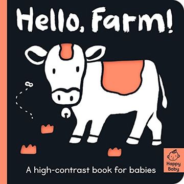 portada Hello Farm! A High-Contrast Book for Babies (Happy Baby) (in English)