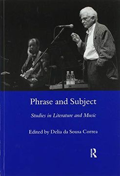 portada Phrase and Subject: Studies in Music and Literature (en Inglés)