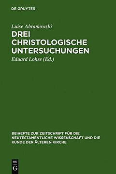 portada drei christologische untersuchungen (in English)