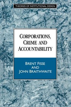 portada Corporations, Crime and Accountability Paperback (Theories of Institutional Design) (en Inglés)