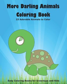 portada More Darling Animals Coloring Book: 23 Adorable Animals to Color (in English)