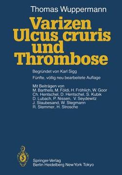 portada Varizen, Ulcus Cruris Und Thrombose (en Alemán)