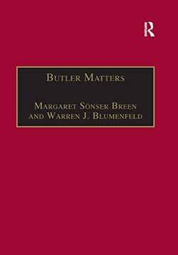 portada Butler Matters: Judith Butler's Impact on Feminist and Queer Studies