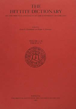 portada Hittite Dictionary of the Oriental Institute of the University of Chicago Volume L-N, Fascicle 4 by Hoffner, Harry a. , van den Hout, t. P. J. [Paperback ] (en Inglés)