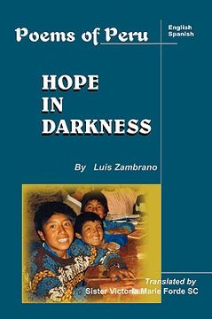 portada hope in darkness: poems of peru (en Inglés)