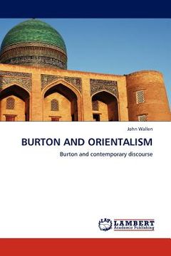 portada burton and orientalism (en Inglés)