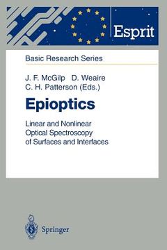 portada epioptics: linear and nonlinear optical spectroscopy of surfaces and interfaces (en Inglés)