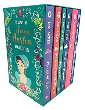 portada The Complete Jane Austen Collection - 6 Book box set (Sense and Sensibility, Pride and Prejudice, Mansfield Park, Emma, Northanger Abbey and Persuasion) (en Inglés)