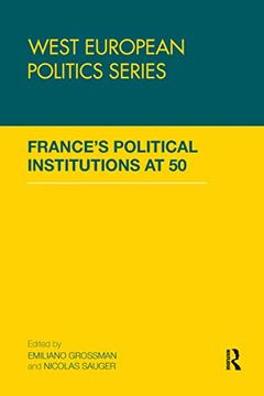 portada France's Political Institutions at 50 (en Inglés)
