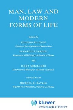 portada man, law and modern forms of life (en Inglés)