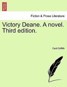 portada victory deane. a novel. third edition. (in English)