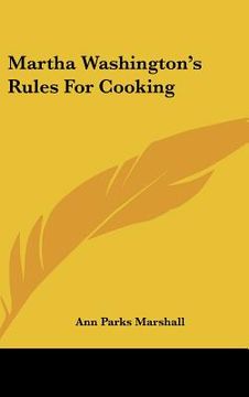 portada martha washington's rules for cooking