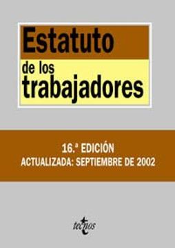 portada Estatuto de los Trabajadores (16ª Ed. )