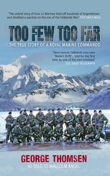 portada Too Few Too Far: The True Story of a Royal Marine Commando (en Inglés)
