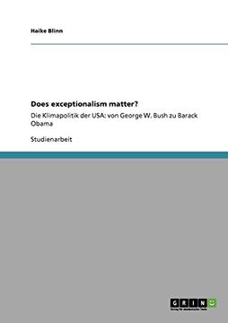 portada Does exceptionalism matter? (German Edition)