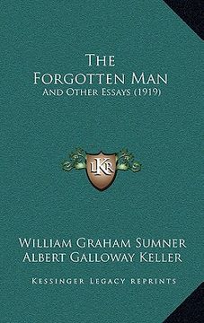 portada the forgotten man: and other essays (1919) (in English)