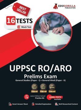 portada UPPSC RO/ARO Prelims Exam 2023 (English Edition) - Review Officer/Assistant Review Officer - 16 Mock Tests (2200 Solved MCQs) with Free Access to Onli (en Inglés)