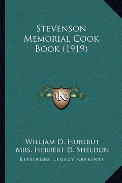 portada stevenson memorial cook book (1919) (en Inglés)