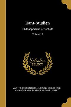 portada Kant-Studien: Philosophische Zeitschrift; Volume 10 (en Alemán)