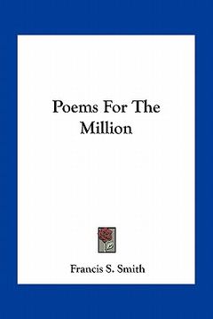 portada poems for the million (en Inglés)