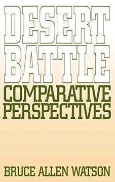 portada Desert Battle: Comparative Perspectives (in English)