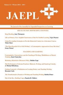 portada Jaepl: The Journal of the Assembly for Expanded Perspectives on Learning (Vol. 22, 2016-2017)
