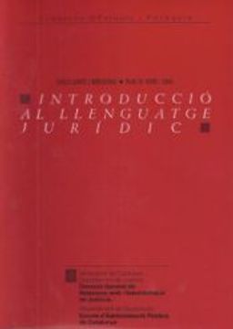 portada Introducció al Llenguatge Jurídic (Quaderns D'estudis i Formació) (in Catalá)