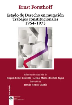 portada Estado de Derecho en Mutación Trabajos Constitucionales 1954 -1973 (in Spanish)