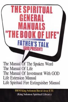 portada the spiritual general manuals "the book of life" (chapter one) (en Inglés)