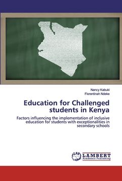 portada Education for Challenged students in Kenya (en Inglés)