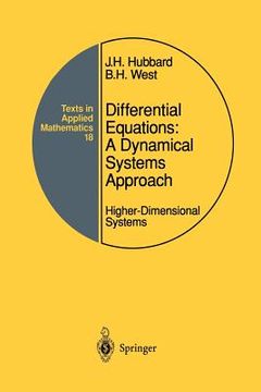 portada differential equations: a dynamical systems approach: higher-dimensional systems