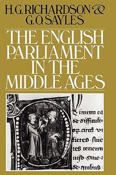 portada the english parliament in the middle ages (en Inglés)