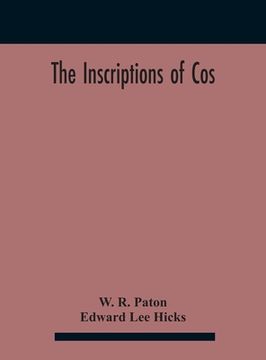 portada The Inscriptions Of Cos