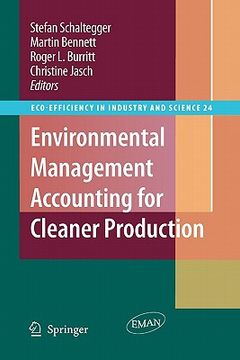 portada environmental management accounting for cleaner production (in English)