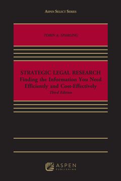 portada Strategic Legal Research (en Inglés)