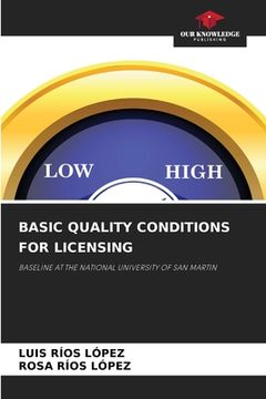 portada Basic Quality Conditions for Licensing (in English)