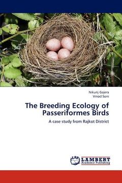 portada the breeding ecology of passeriformes birds (en Inglés)