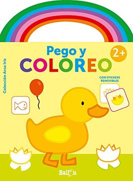 portada Arco Iris - Pego y Coloreo +2 Pato