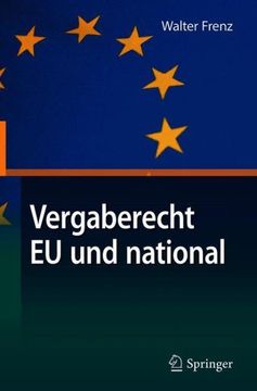 portada Vergaberecht eu und National -Language: German (en Alemán)