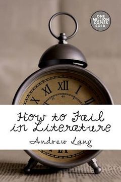 portada How to Fail in Literature (in English)