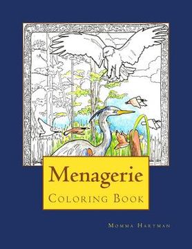 portada Menagerie: Coloring Book (en Inglés)